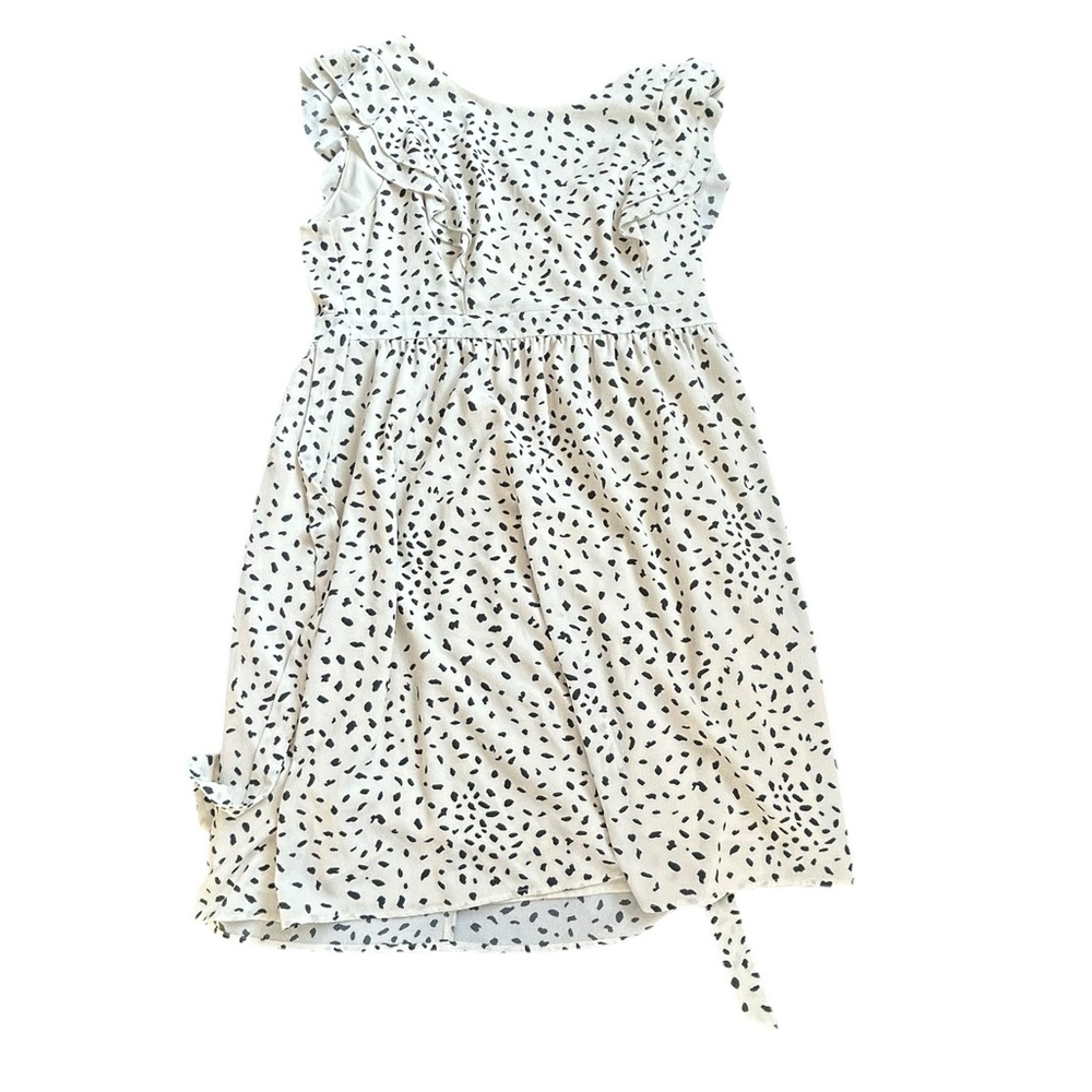 Fervour Black‎ and White Patterned Mini Dress XL